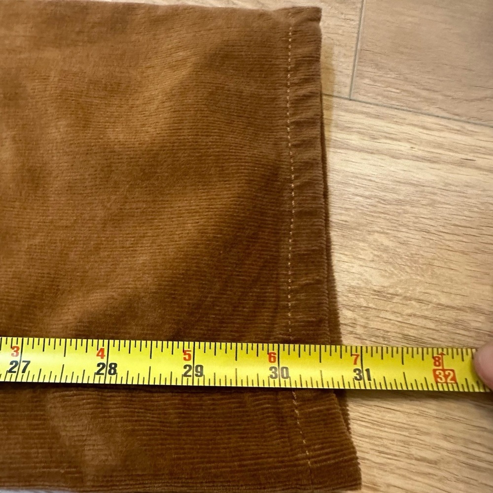 NWT Talbots Pants Womens 14W Brown Corduroy Slimming Straight Leg - Picture 7 of 8